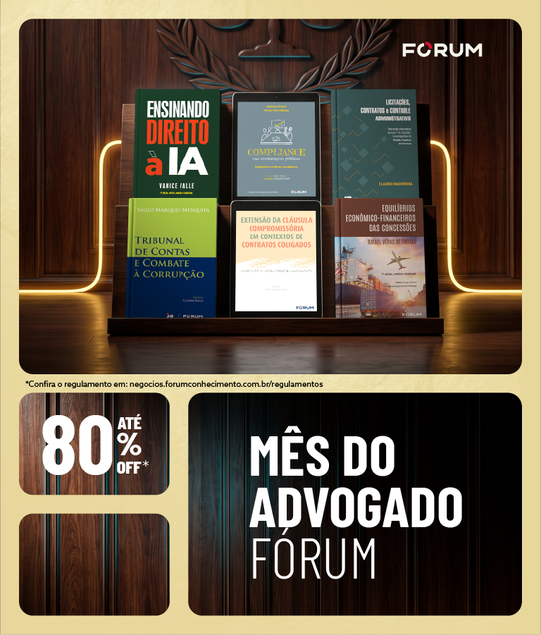Até 80% off - Mês do Advogado FÓRUM