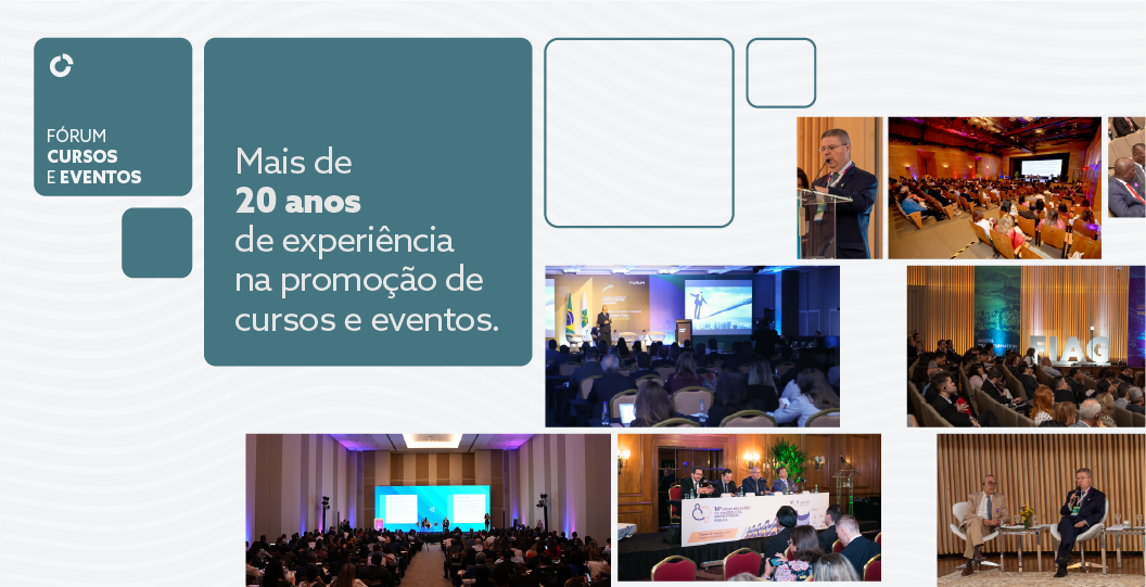 Mais de 20 anos de experiência na promoção de cursos e eventos.
